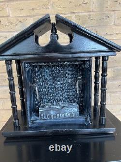 OOAK 1/12 Dolls House Miniature Gothic Crypt Mausoleum Skulls Supernatural