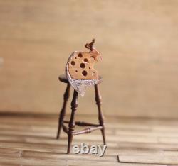 OOAK 112 Dolls House Miniature Mouse On The Pantry Stool By ARTISAN PigeonOak