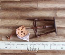 OOAK 112 Dolls House Miniature Mouse On The Pantry Stool By ARTISAN PigeonOak