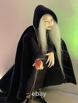 OOAK Doll House Doll Miniature Hag 1/12th Scale Realistic Handmade Gothic style