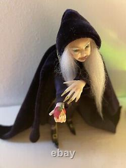 OOAK Doll House Doll Miniature Hag 1/12th Scale Realistic Handmade Gothic style