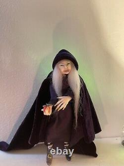 OOAK Doll House Doll Miniature Hag 112th Scale Realistic Handmade Old Crone