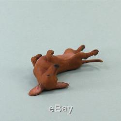 OOAK Dollhouse Miniature Dachshund Sculpture by Kerri Pajutee Handsculpted Dog