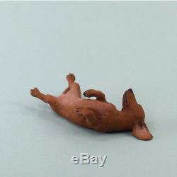 OOAK Dollhouse Miniature Dachshund Sculpture by Kerri Pajutee Handsculpted Dog