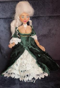 OOAK Dolls House Doll Miniature Queen Handmade 1/12th Scale Realistic Woman