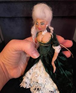 OOAK Dolls House Doll Miniature Queen Handmade 1/12th Scale Realistic Woman