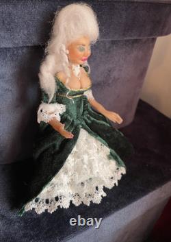 OOAK Dolls House Doll Miniature Queen Handmade 1/12th Scale Realistic Woman