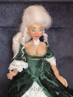 OOAK Dolls House Doll Miniature Queen Handmade 1/12th Scale Realistic Woman