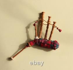 OOAK Dolls House Miniature Bagpipes 112 Handmade Rare ARTISAN By PigeonOak