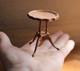 Ooak Dolls House Miniature Pie Crust Table 112 Mahogany Artisan By Pigeonoak