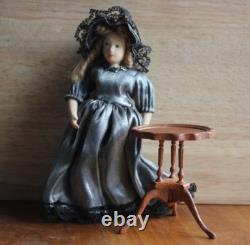 OOAK Dolls House Miniature Pie Crust Table 112 Mahogany ARTISAN By PigeonOak