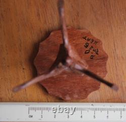 OOAK Dolls House Miniature Pie Crust Table 112 Mahogany ARTISAN By PigeonOak