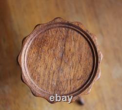 OOAK Dolls House Miniature Pie Crust Table 112 Mahogany ARTISAN By PigeonOak