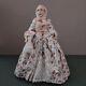 Ooak Lady Doll In 18th Century Taffeta Floral Fashion 1/12 Miniature Dollshouse