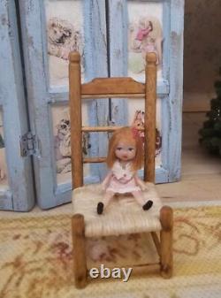 OOAK Miniature Dolls House Tiny Toy Doll Artist Handmade
