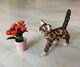 Ooak Realistic Miniature 112 Bengal Cat Kitty Dollhouse