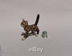 OOAK Realistic Miniature 112 bengal cat kitty dollhouse