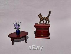 OOAK Realistic Miniature 112 bengal cat kitty dollhouse