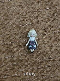 OOAK Tiny Miniature Dolls House Toy Doll Artist Handmade