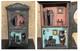 Ooak Unique 1/12 Dolls House Miniature Gothic Black Wall Clock Vampires Coffins