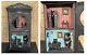 Ooak Unique 1/12 Dolls House Miniature Gothic Black Wall Clock Vampires Coffins