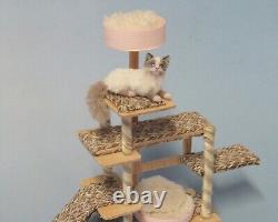 OOAK dollhouse miniature cat 112 scale Realistic Handmade IGMA Artisan JParrott