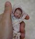 Ooak Realistic Artisan Polymer Clay Hand Sculpted Baby Girl Art Doll By Yivart