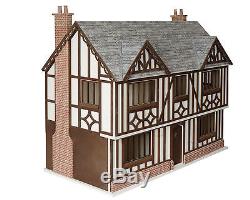 Oak House Dolls House 112 Scale Unpainted Dolls House Kit