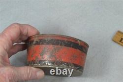 Old early wash tub wooden scrub board painted tin miniature toy doll house 1800s