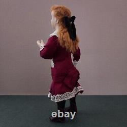 One of a Kind Girl Doll Miniature 1/12 Dollshouse in Late Victorian Fashion