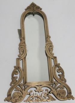 Ornate Antique Miniature Mirror Easel Stand Dolls House