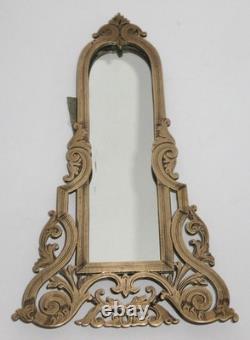 Ornate Antique Miniature Mirror Easel Stand Dolls House