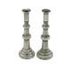 Pair Of Novelty Sterling Silver Miniature Dolls House Candlesticks Vintage