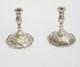 Pair Of Sterling Solid Silver Miniature Candlesticks Go To Bed 1899 Dolls House