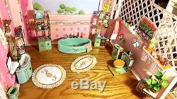 Petite Princess Ideal Rare 1960s Dollhouse Bathroom Tub Sink Toilet Hamper 112