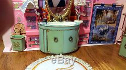 Petite Princess Ideal Rare 1960s Dollhouse Bathroom Tub Sink Toilet Hamper 112