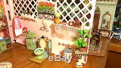 Petite Princess Ideal Rare 1960s Dollhouse Bathroom Tub Sink Toilet Hamper 112