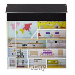 Plum Peppermint Townhouse 2-in-1 Kitchen and Dolls House