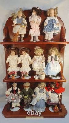 Porcelain Mini Doll Collection (418) The Dianna Effner Storybook Miniatures RARE