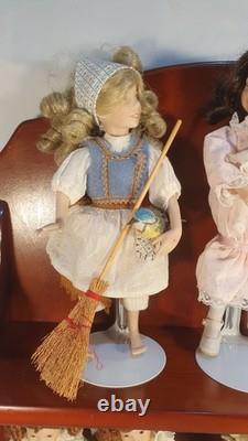 Porcelain Mini Doll Collection (418) The Dianna Effner Storybook Miniatures RARE