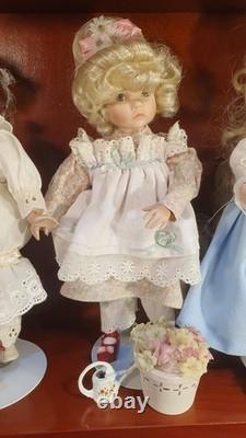 Porcelain Mini Doll Collection (418) The Dianna Effner Storybook Miniatures RARE