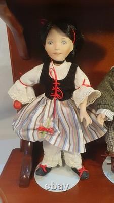 Porcelain Mini Doll Collection (418) The Dianna Effner Storybook Miniatures RARE
