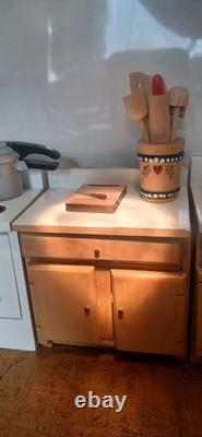 Premium vintage handpicked dollshouse miniature 112 scale kitchen set-50s-70s
