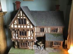 Price Reduced! Beautiful Handmade Tudor Dolls House by Mike Marsden