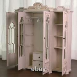 Puzzle 112 Scale 1/6 Doll House Miniatures Gothic Armoire Unfinished Bedroom