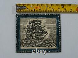 R. H. Gargiulo Ship / Boat Doll House Miniature Etching 6/200