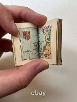 RARE Antique Miniature Atlas Of The British Empire Queen Mary's Doll's House