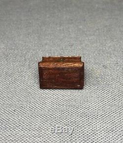 RARE Authentic Bill Robertson Miniature Chippendale Georgian Tea Caddy 1976