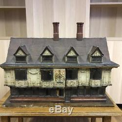 RARE Wooden Dolls House Sparrow House Ipswich Tibbenham 1930