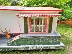 RARE original SCHOENHERR dollhouse BUNGALOW 50s VINTAGE 60s GOTTSCHALK